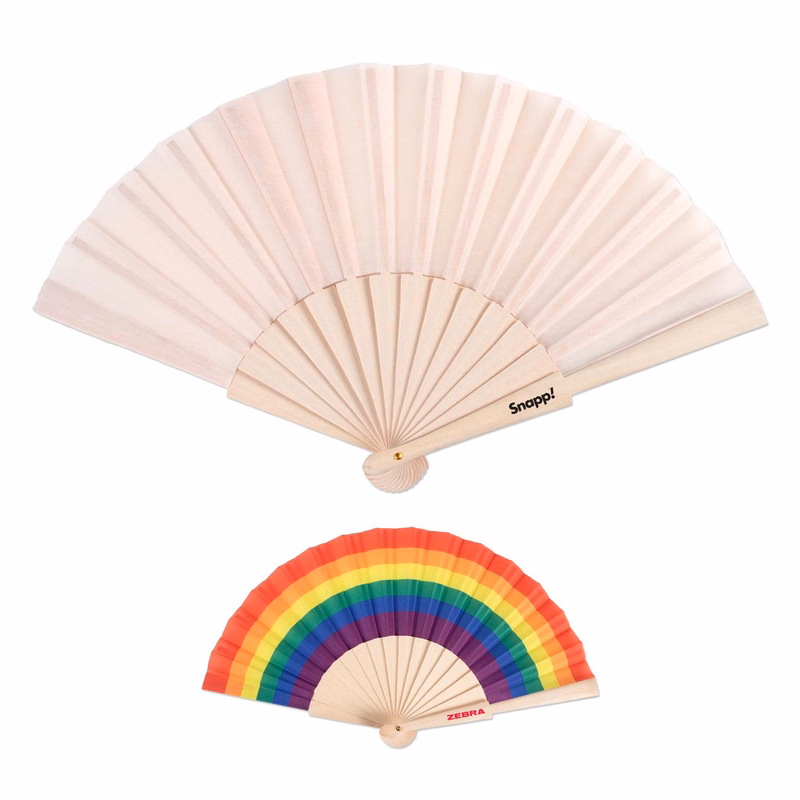 Wood Foldout Hand Fan