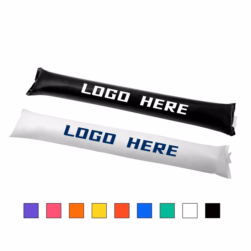 MOQ100 Reusable Cheering Thicken Inflatable Thunder Stick