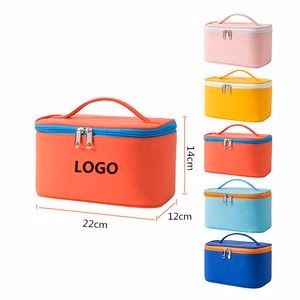 Pu Portable Travel Makeup Bags Storage Box