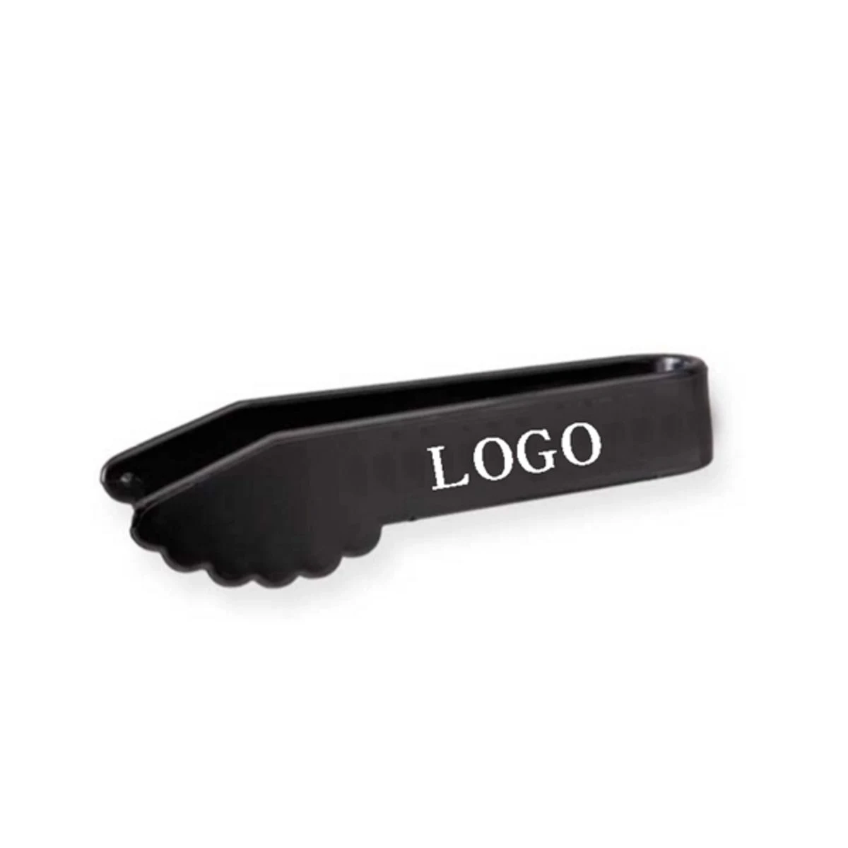 Black Plastic Tongs 1