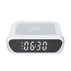 Snooze Clock With Alarm / Wireless Charger 1