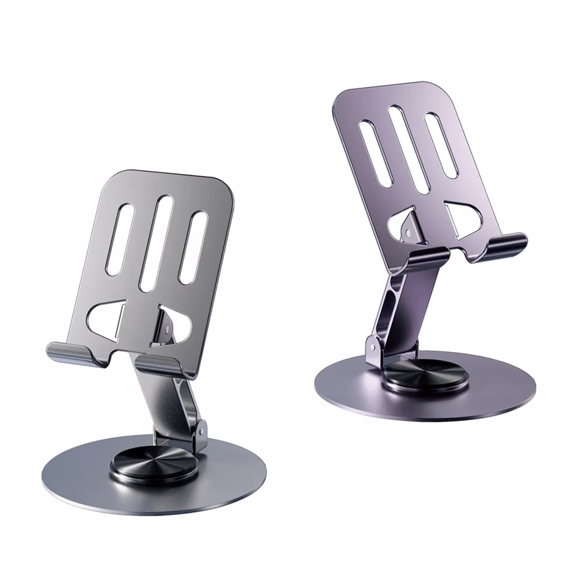 360 Degree Rotation Metal Cell Phone Stand Desk