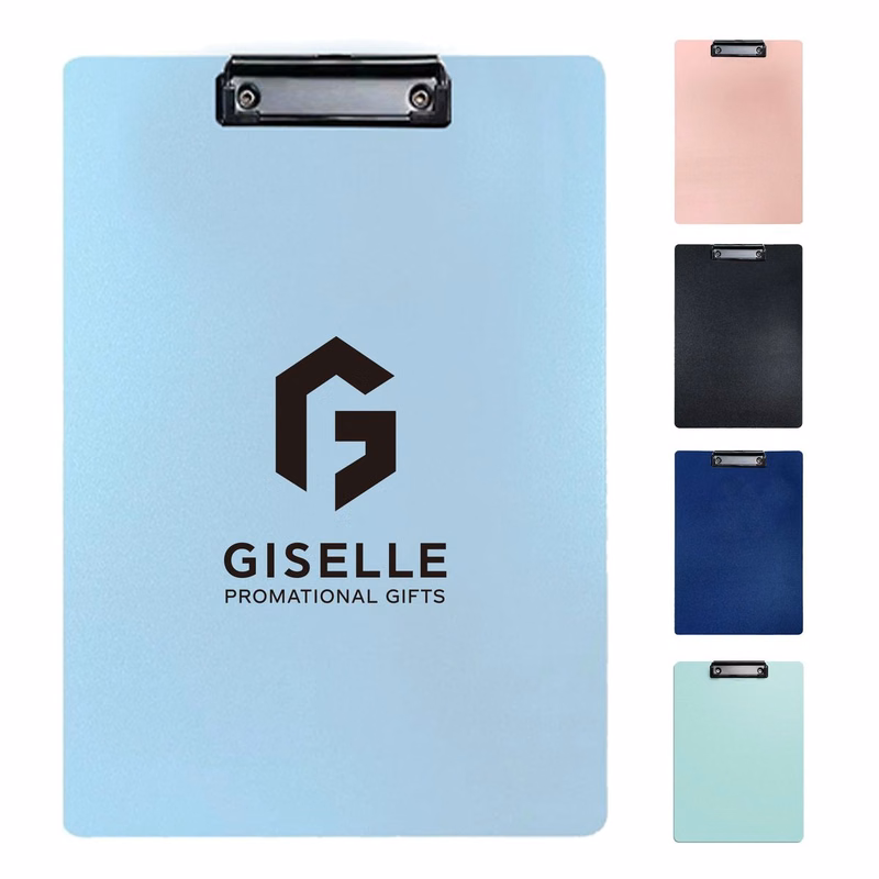 A4 Multiple Colors Plastic Hangable Low Profile Clipboards