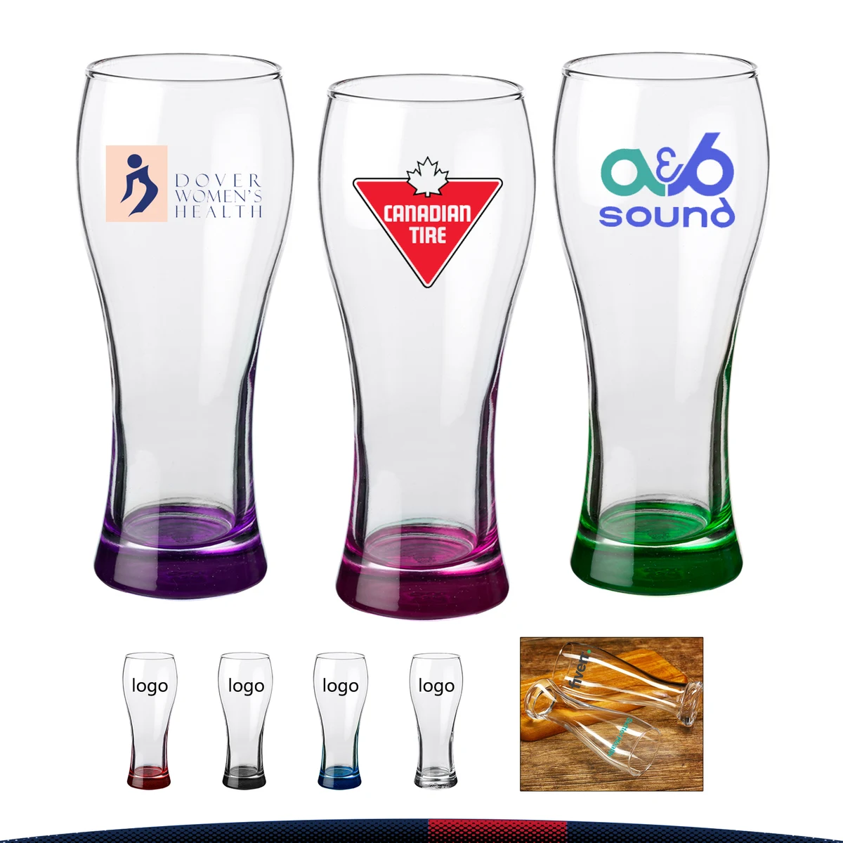 10 Oz. Premium Pilsner Glasses 1