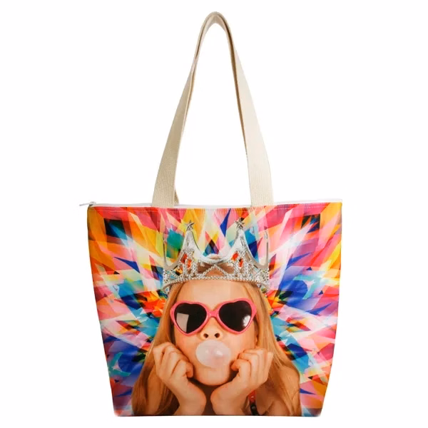 Sublimated Zippered Tote Bag