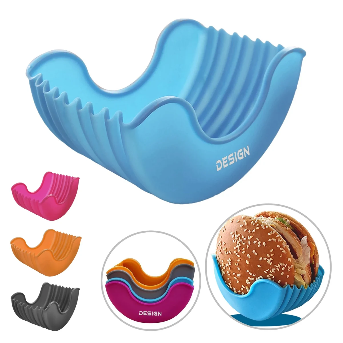 Silicone Burger Holders 1