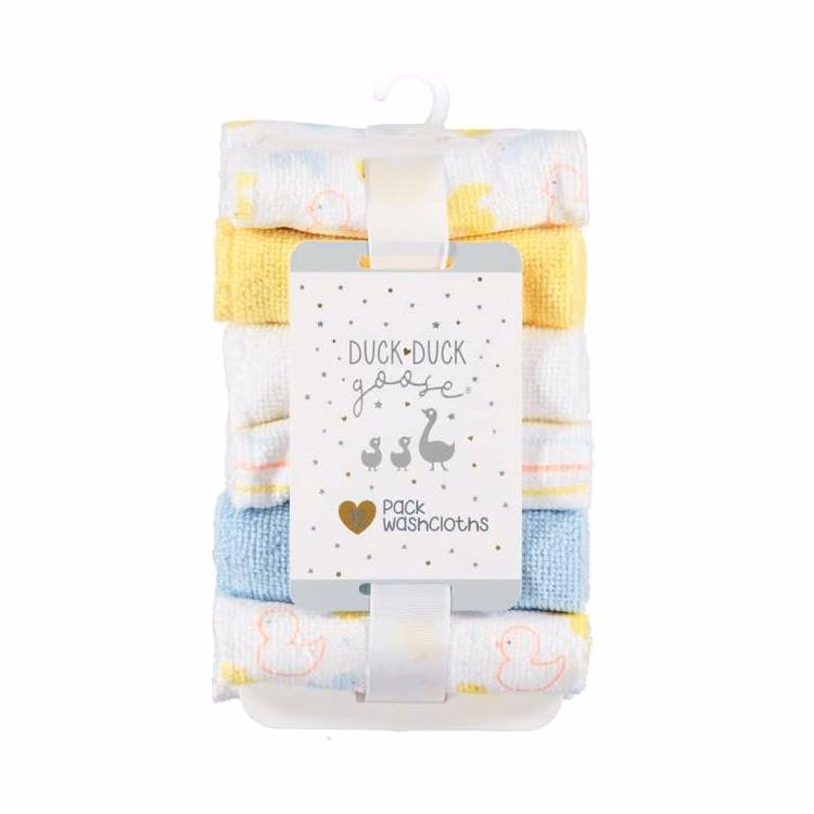 Boys' Washcloth Sets - Yellow 12Pk