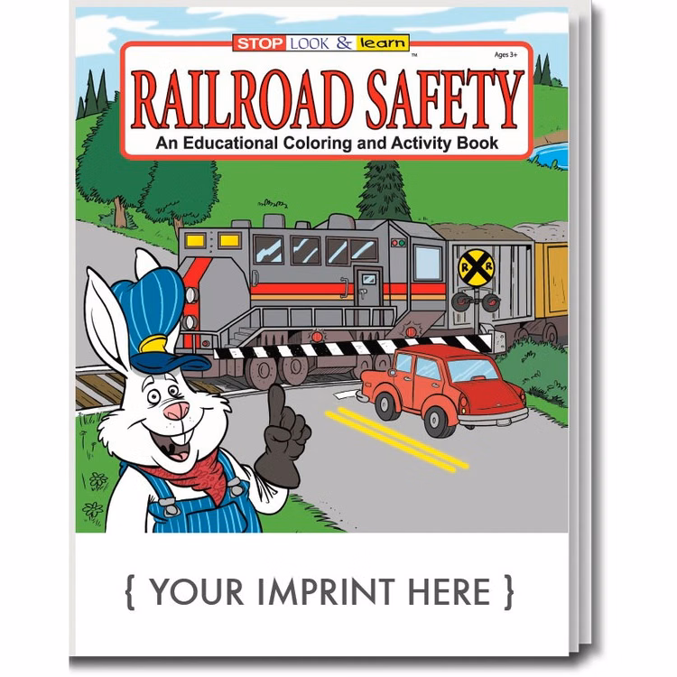 COLORING BOOK - Railroad Safety Coloring & Activity Book