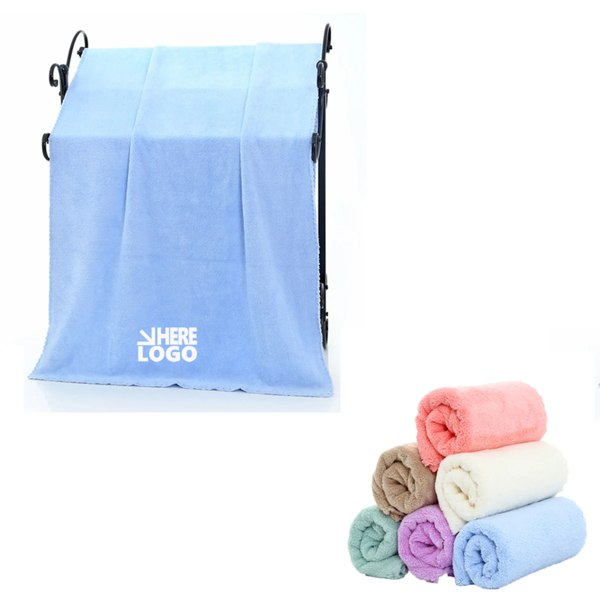 Coral Fleece Bath Towel 1