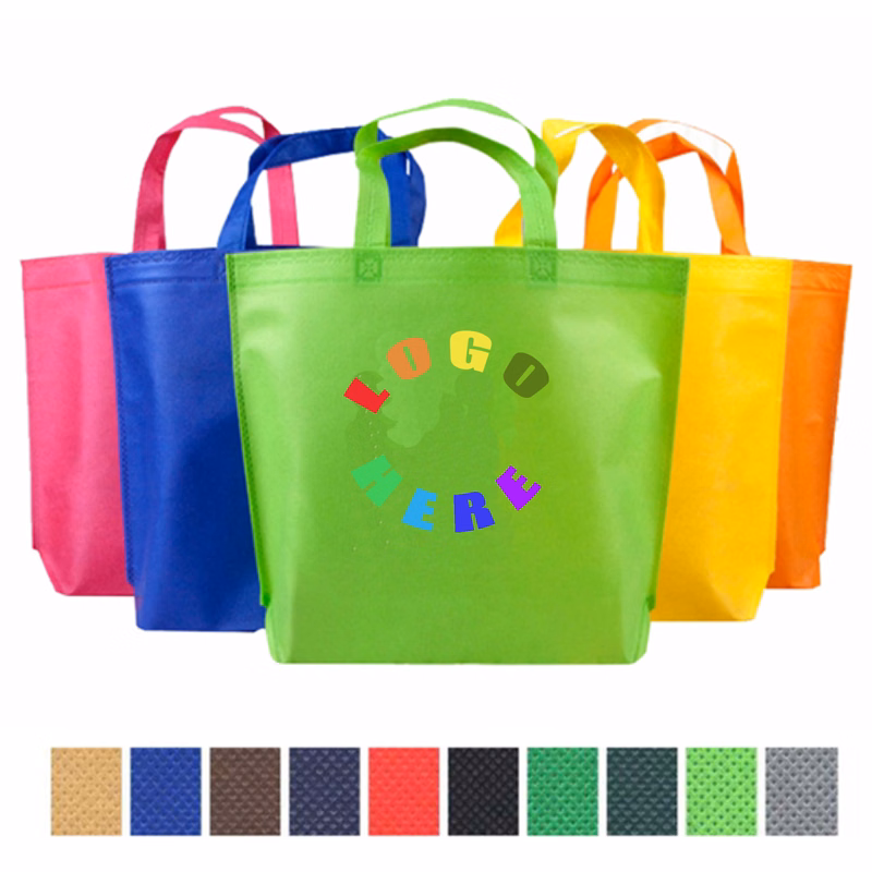 Non Woven Fabric Handles Tote Bag Favor Eco Friendly Reusable Gift Grow Party Bags Giveaways