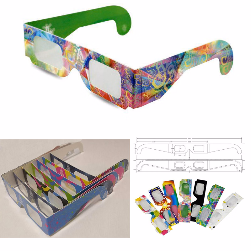 3D paper Diffraction Glasses