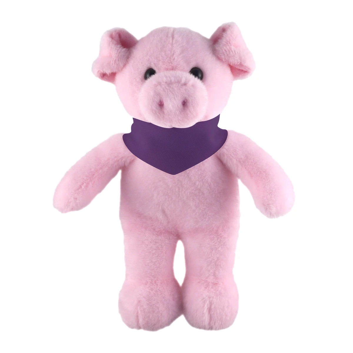 Soft Plush Stuffed Pig with Bandana 1