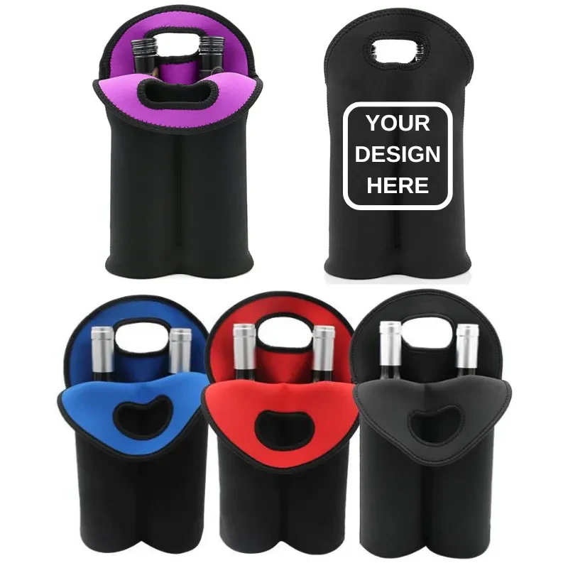 Neoprene Wine Bottle Tote 1
