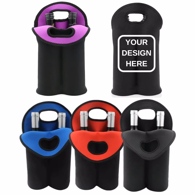 Neoprene Wine Bottle Tote