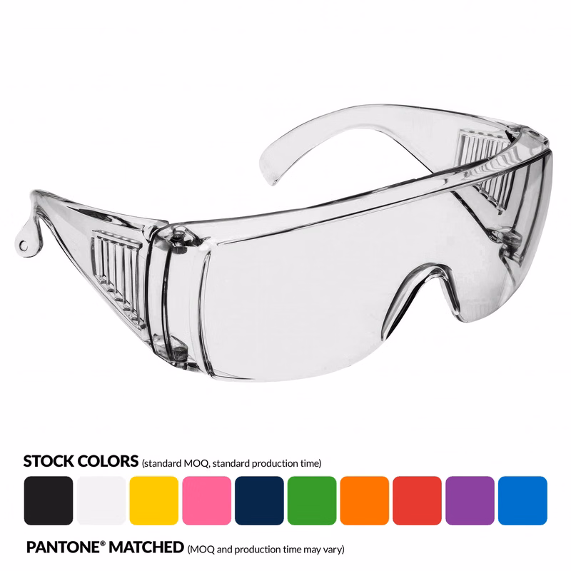 Clear Safety Glasses w/ Side Shields- BLANKS ONLY*Not intended for medical use
