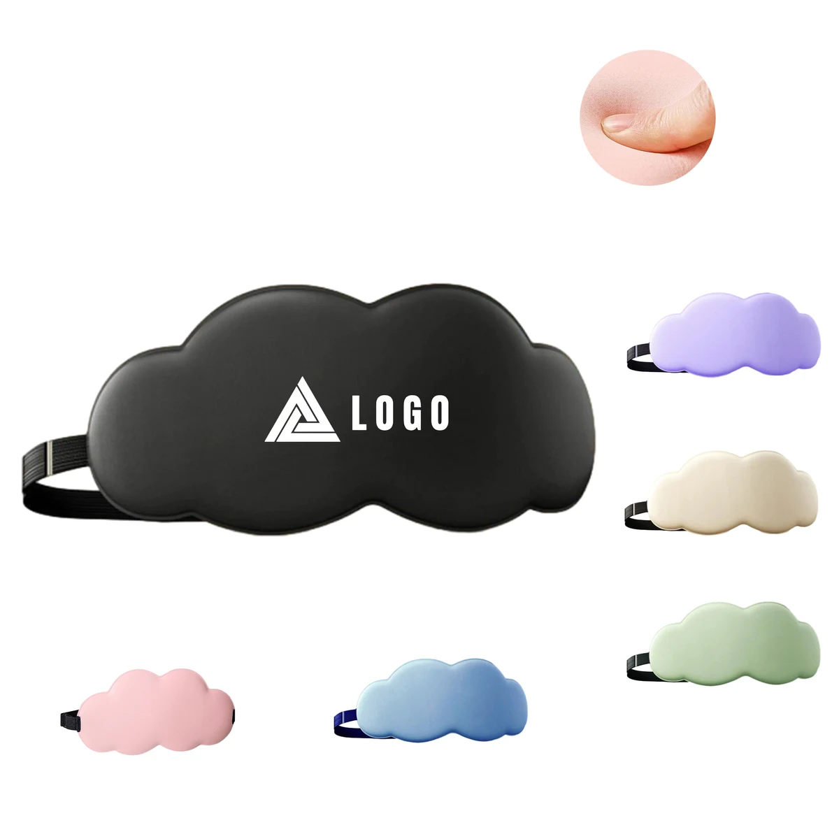 Ice Silk Slow Rebound Cotton Eye Mask 1