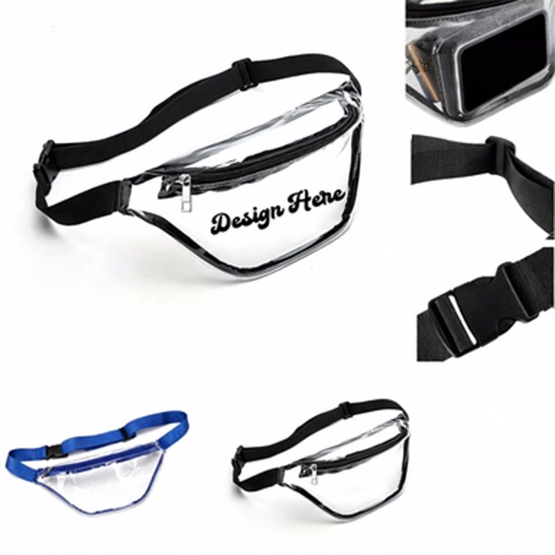 Transparent PVC Waterproof Sports Waist Bag