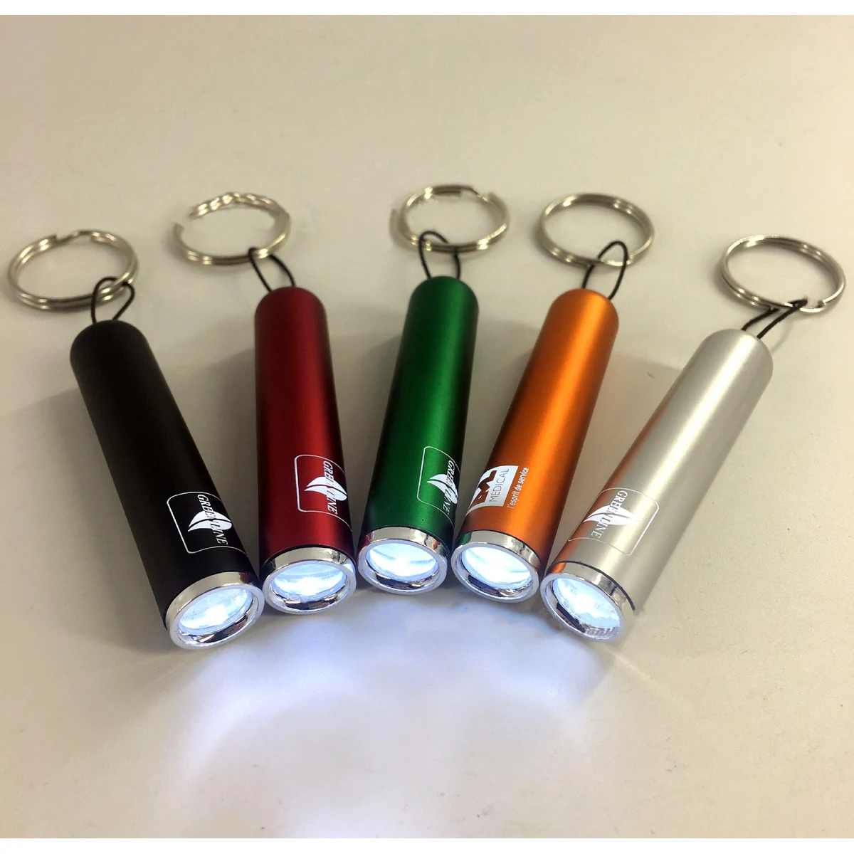 Flashlight with logo light up 1