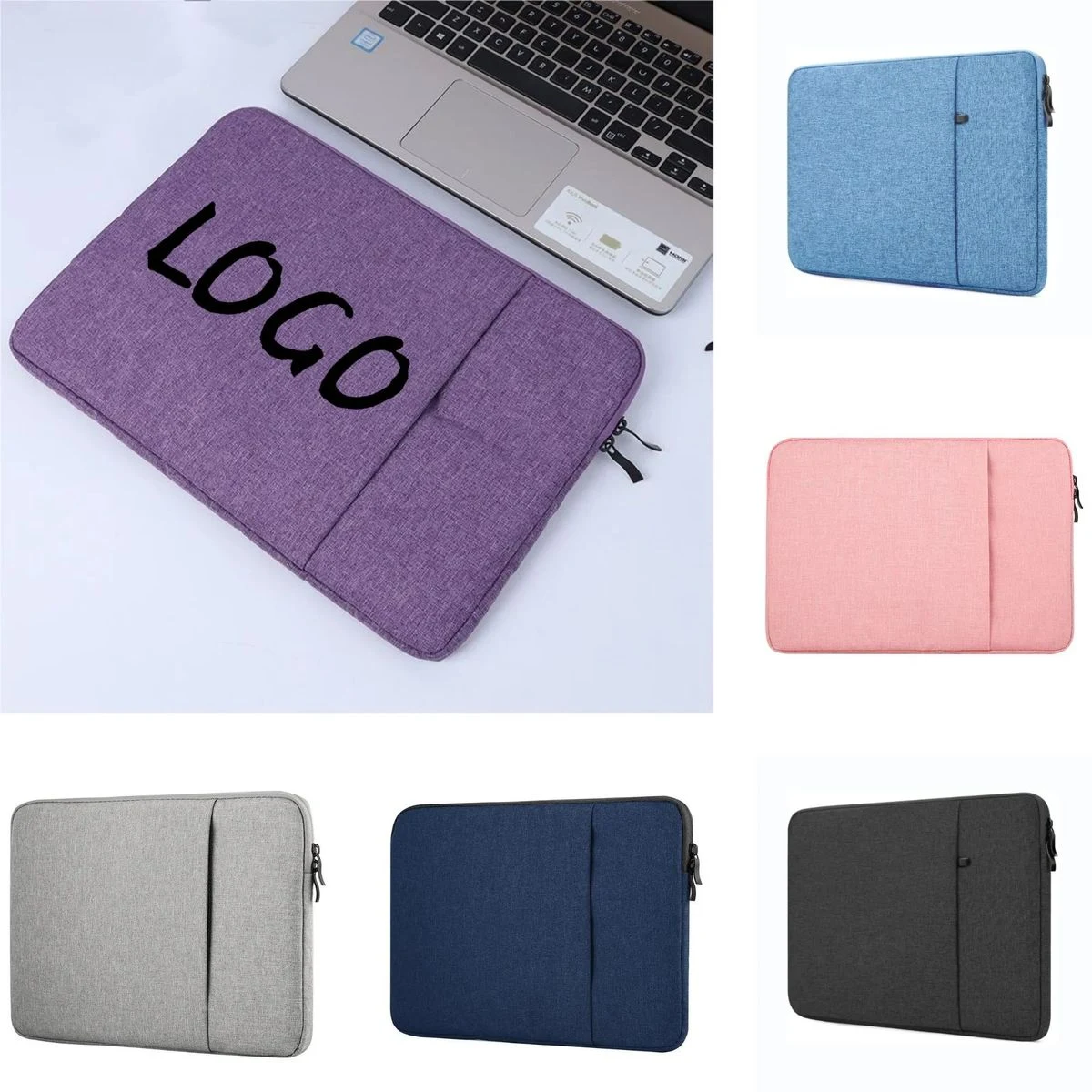 15.6" Laptop Sleeve Case Cover Tablet Protective Bag 1