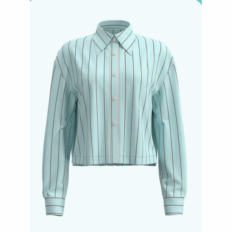 Striped Cotton Flannel Shirt