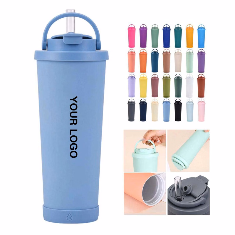 Stainless Steel Drink Cup with Two Lids Options