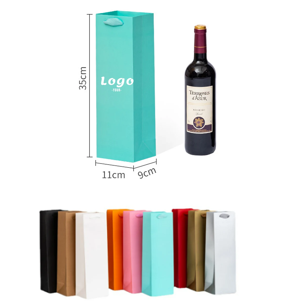Colorful Wine Gift Bags 1