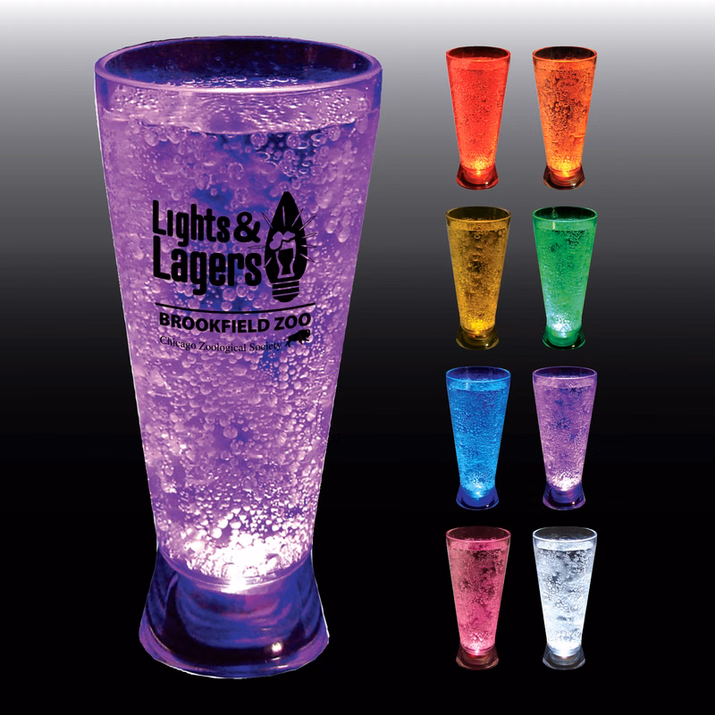 5oz Light Up Flared Plastic Pilsner Sampler