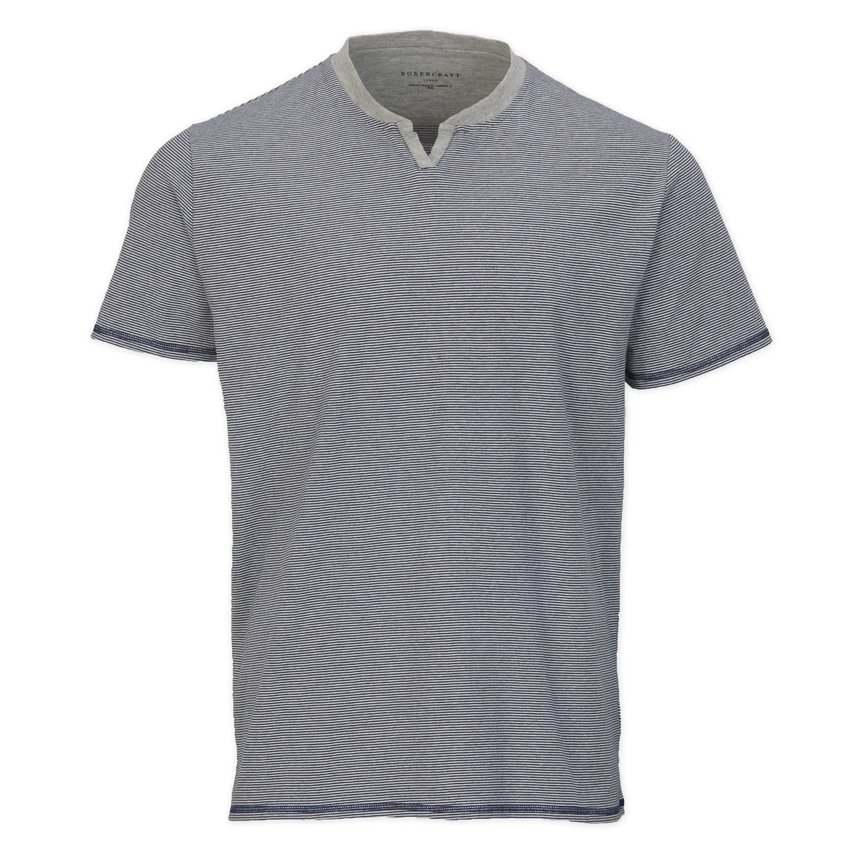 BOXERCRAFT STRIPED V-NOTCH TEE 1
