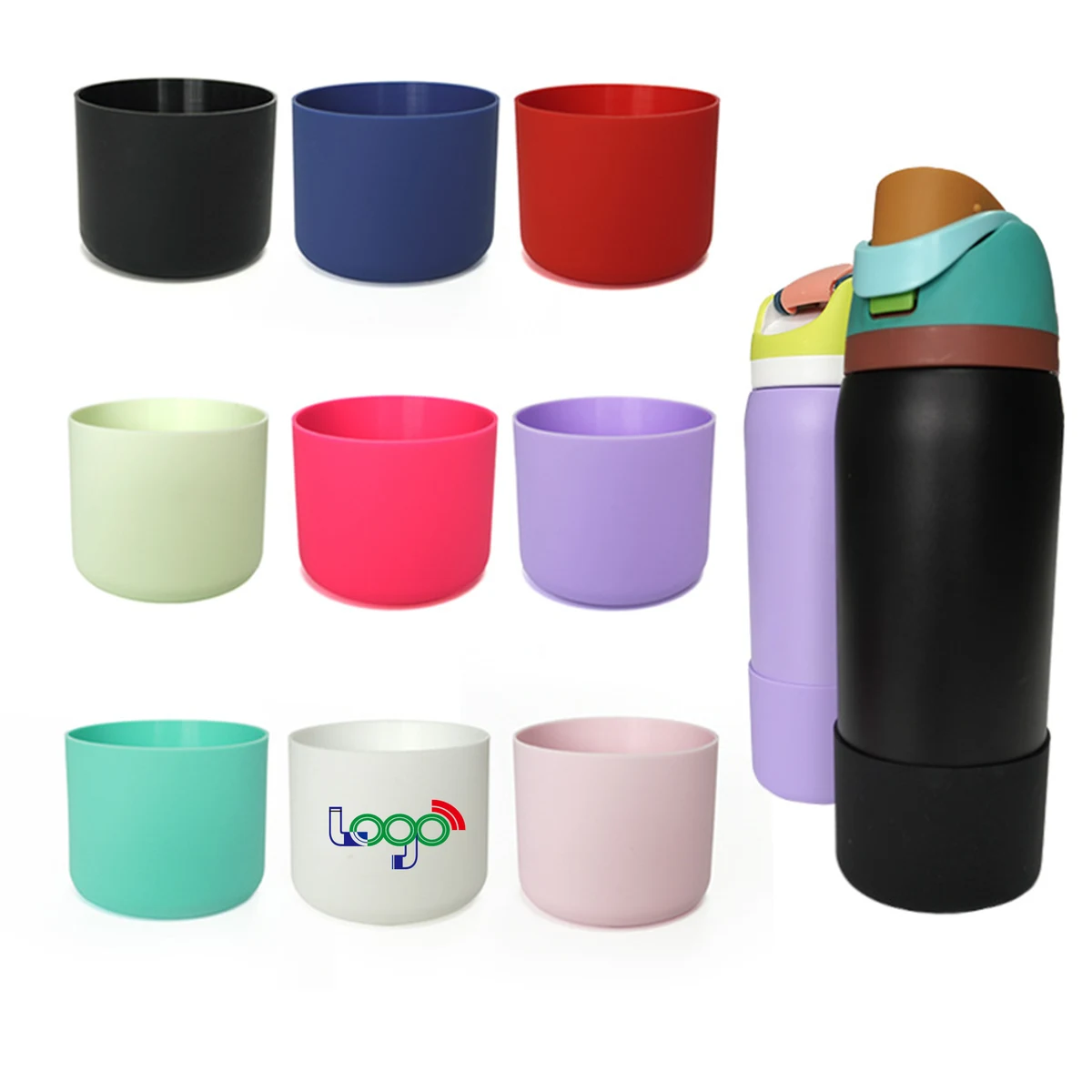Silicone Sleeve for 32oz Water Bottle - Non-Slip Grip 1