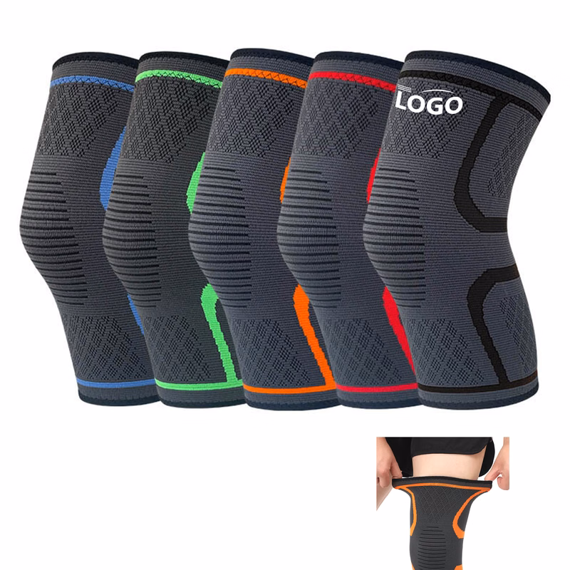 Elastic Nylon Knee Support for Sports and Fitness