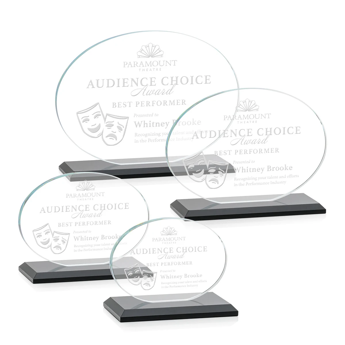 Austin Award (Horiz) - Black 1