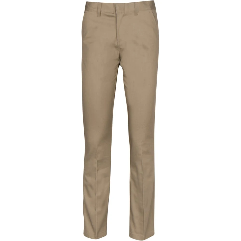 Girls' Uniform Pants - Khaki Size 5 Adjustable Waistband 1