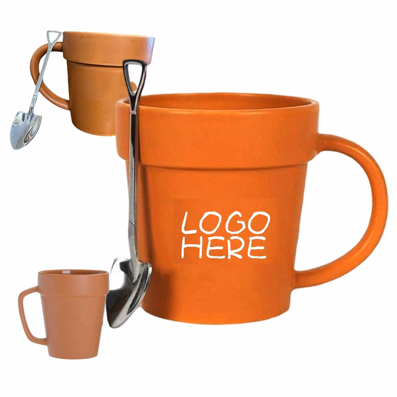 15oz Flower Pot-Shaped Mug