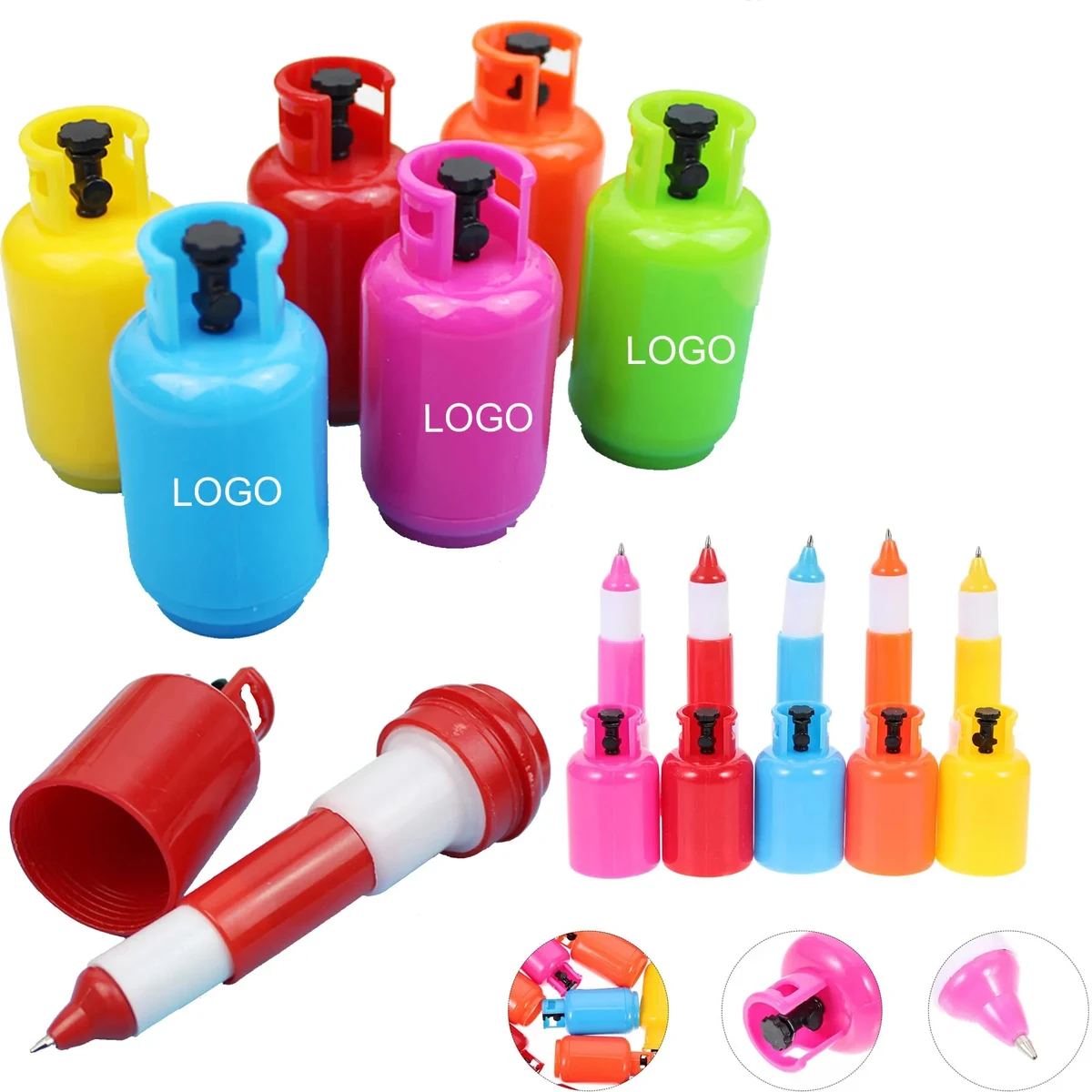 Creative Plastic Gas Tank Retractable Ballpoint Pen 1