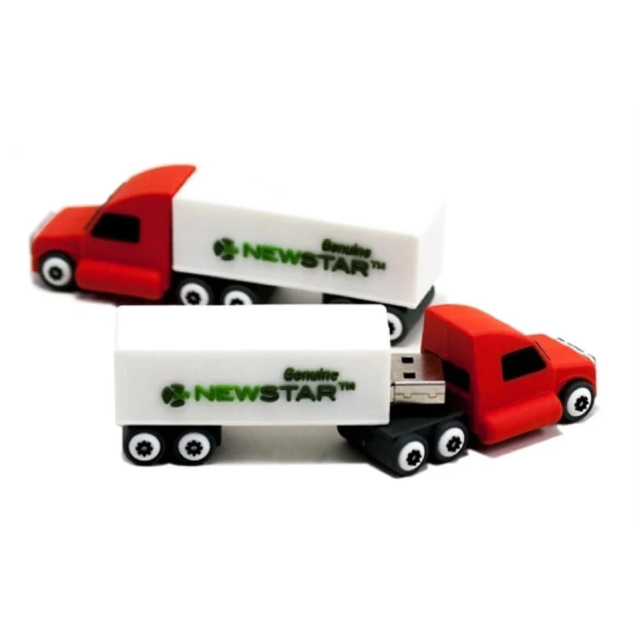 Custom 3D PVC USB Flash Drive - Truck Shaped 1