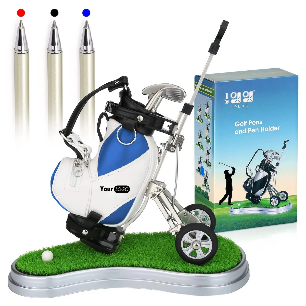 Golf Pen Holder Desk 1