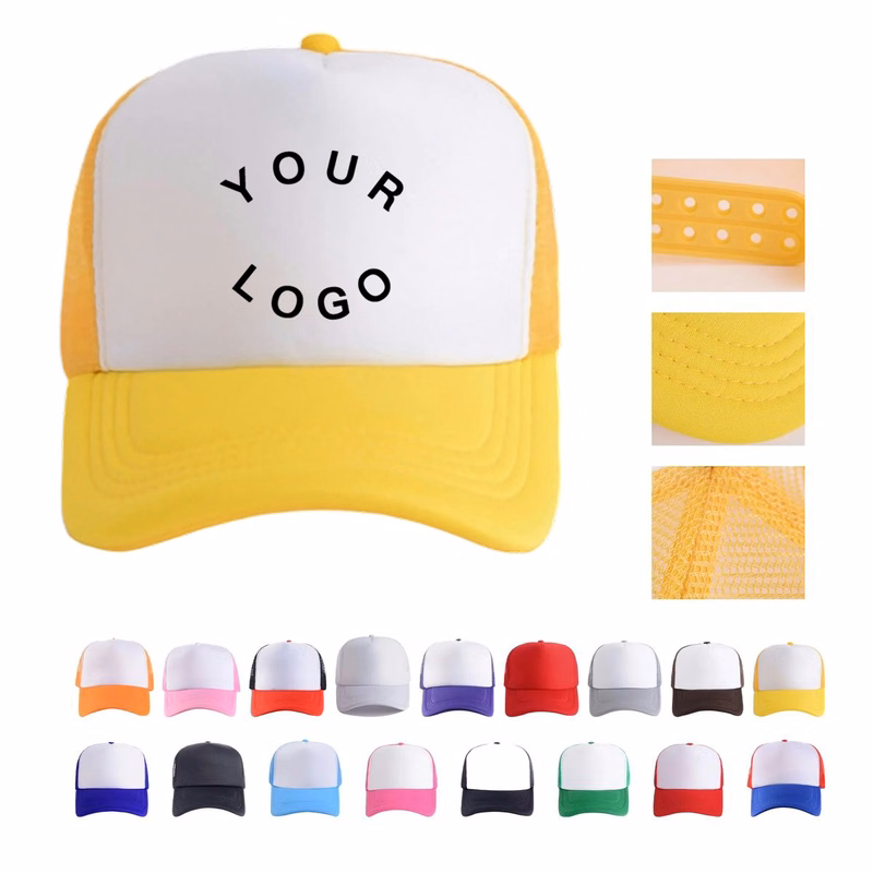 Polyester Mesh Back Trucker Cap with Foam Front
