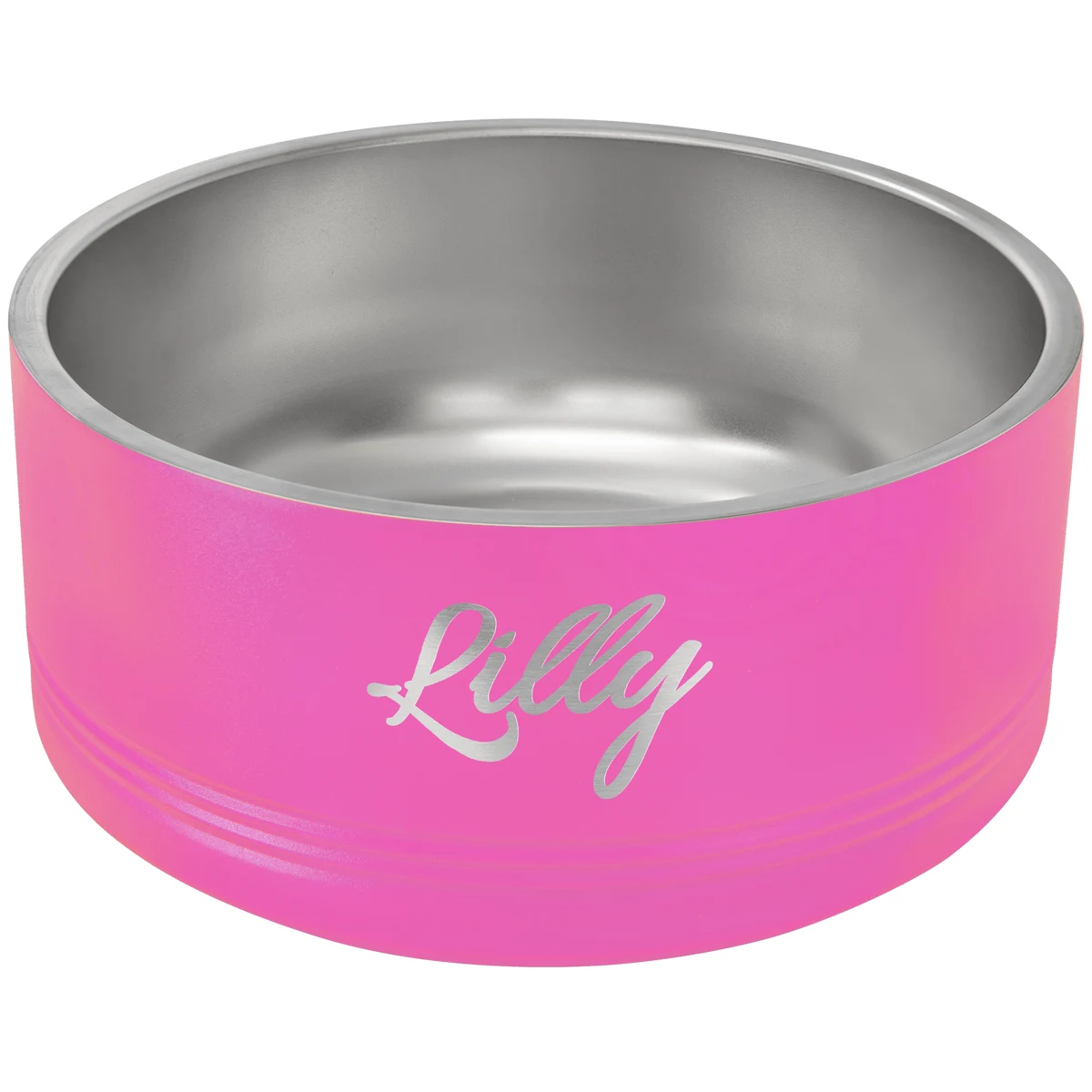 Polar Camel 64 oz. Large Pink Pet Bowl 1