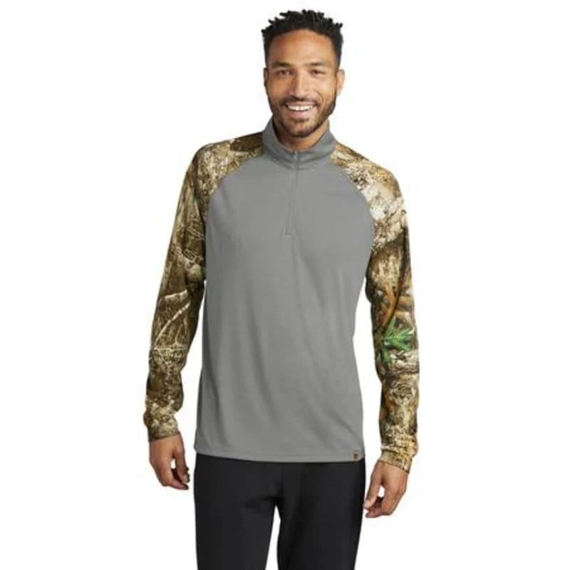 Russell Outdoors Realtree Colorblock Performance 1/4-Zip 1