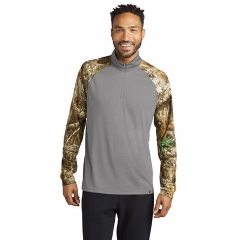 Russell Outdoors Realtree Colorblock Performance 1/4-Zip