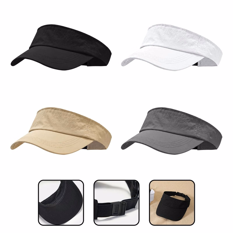 Wide-Brim Adjustable Sports Visor
