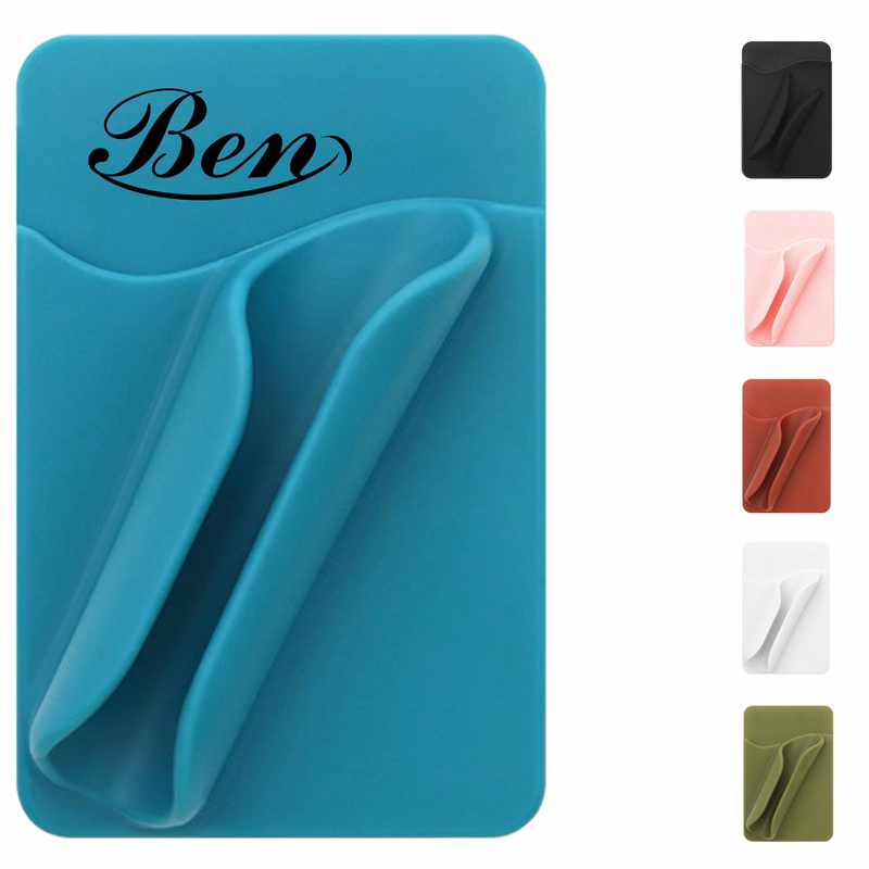 Silicone Square shaped Phone Stand with Lipstick Holder