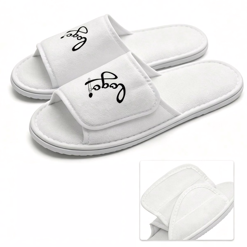 Hook and Loop Comfort Slippers