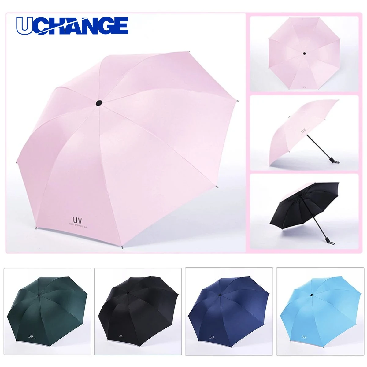 Automatic Travel Umbrella for Sun Rain 1