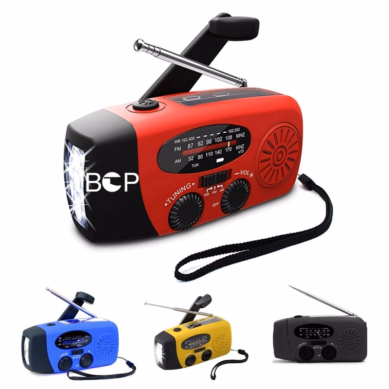 Solar Emergency NOAA Weather Radio Hand Crank Self Powered