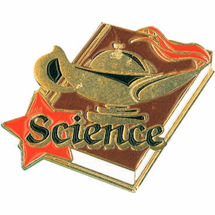 Science Lapel Pin (1-1/4")