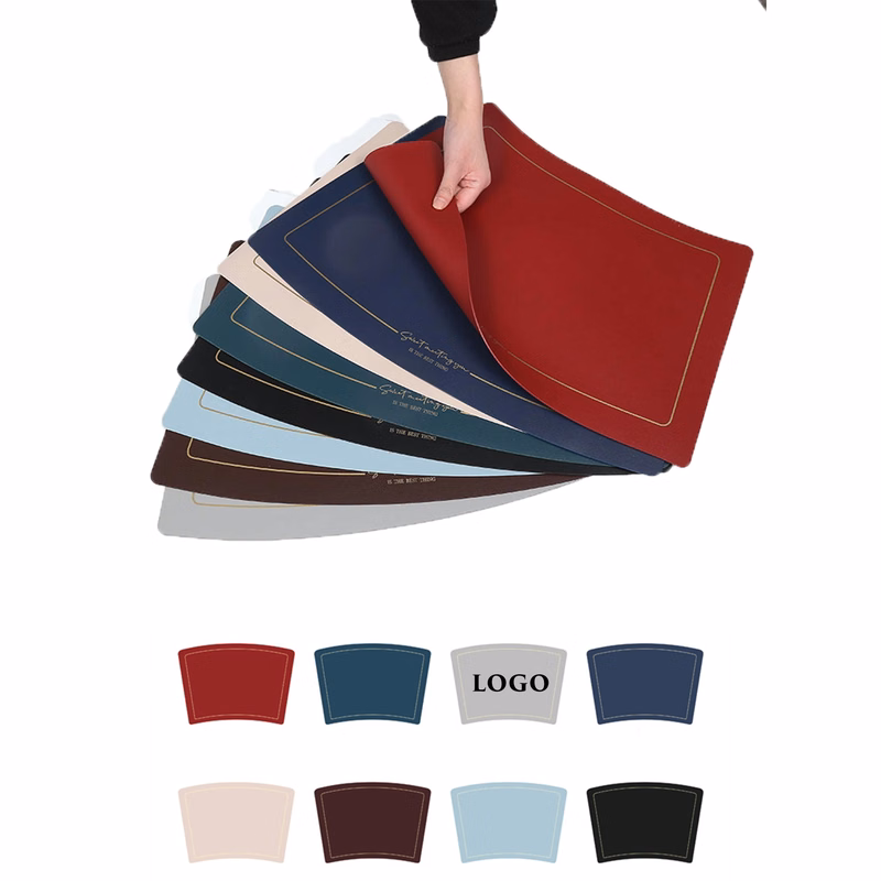 Waterproof Leather Placemat Dining Table Mats MOQ 10PCS