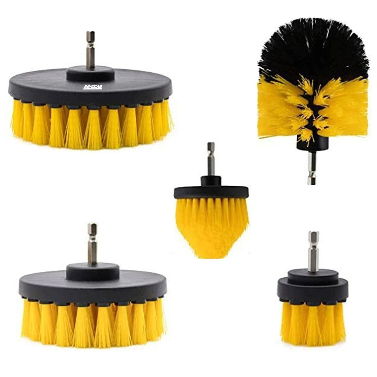 5 Pcs Drill Brush Attachment Set 1