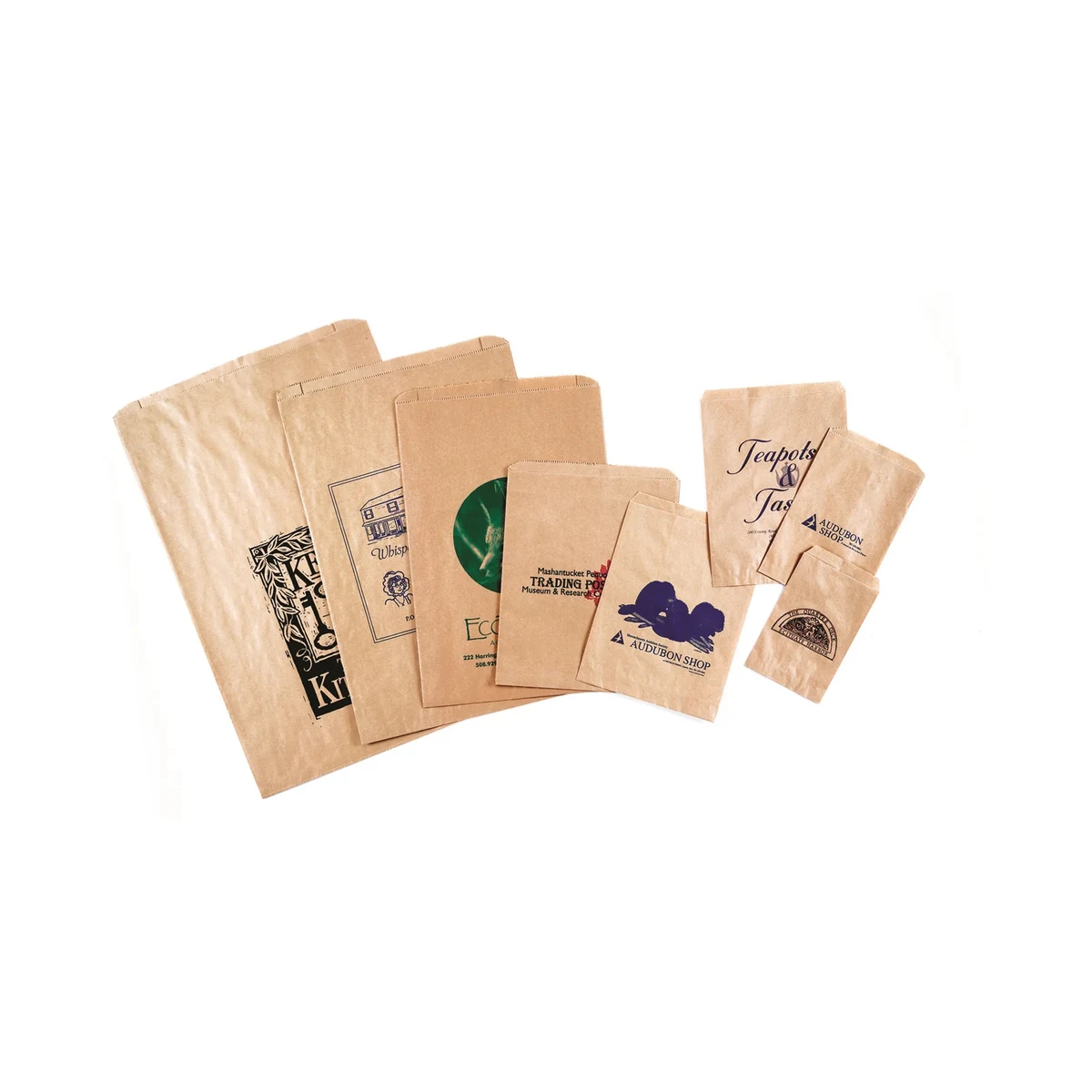 Natural Kraft Merchandise Bags - Ink Imprinted 1