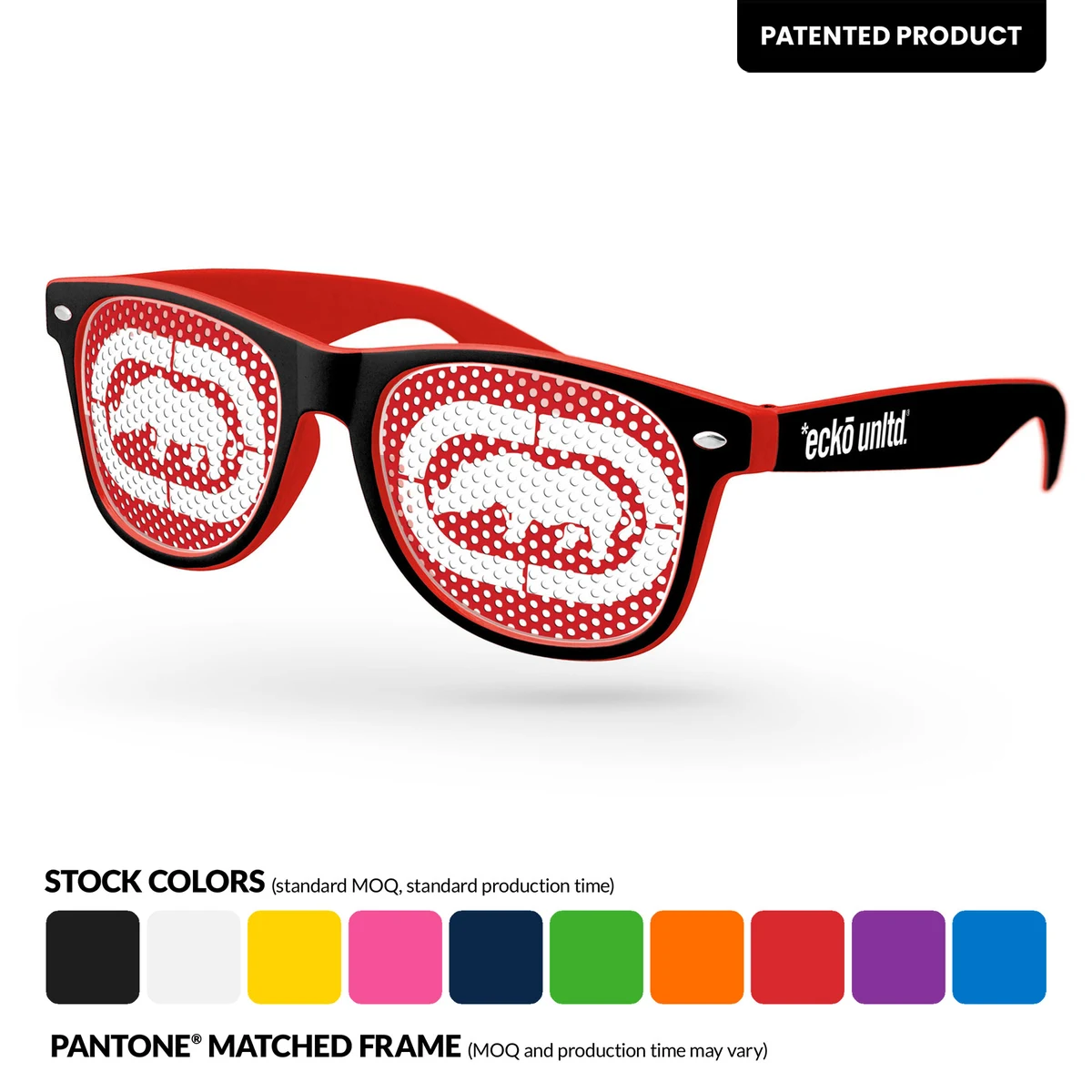 2-Tone Retro Pinhole Sunglasses 1